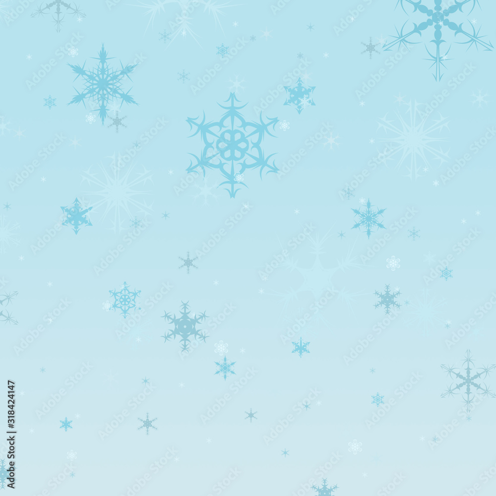 Snowflake background Snowflake background