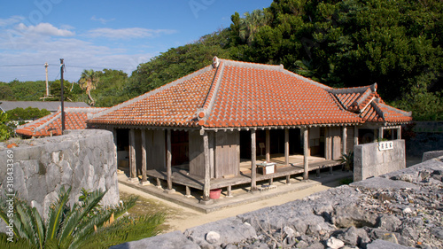 沖縄の国立公園慶良間諸島の観光地、伝統的な琉球古民家「高良家」-Okinawa National Park Kerama Islands sightseeing spot, traditional Ryukyu traditional house `` Takara House ''