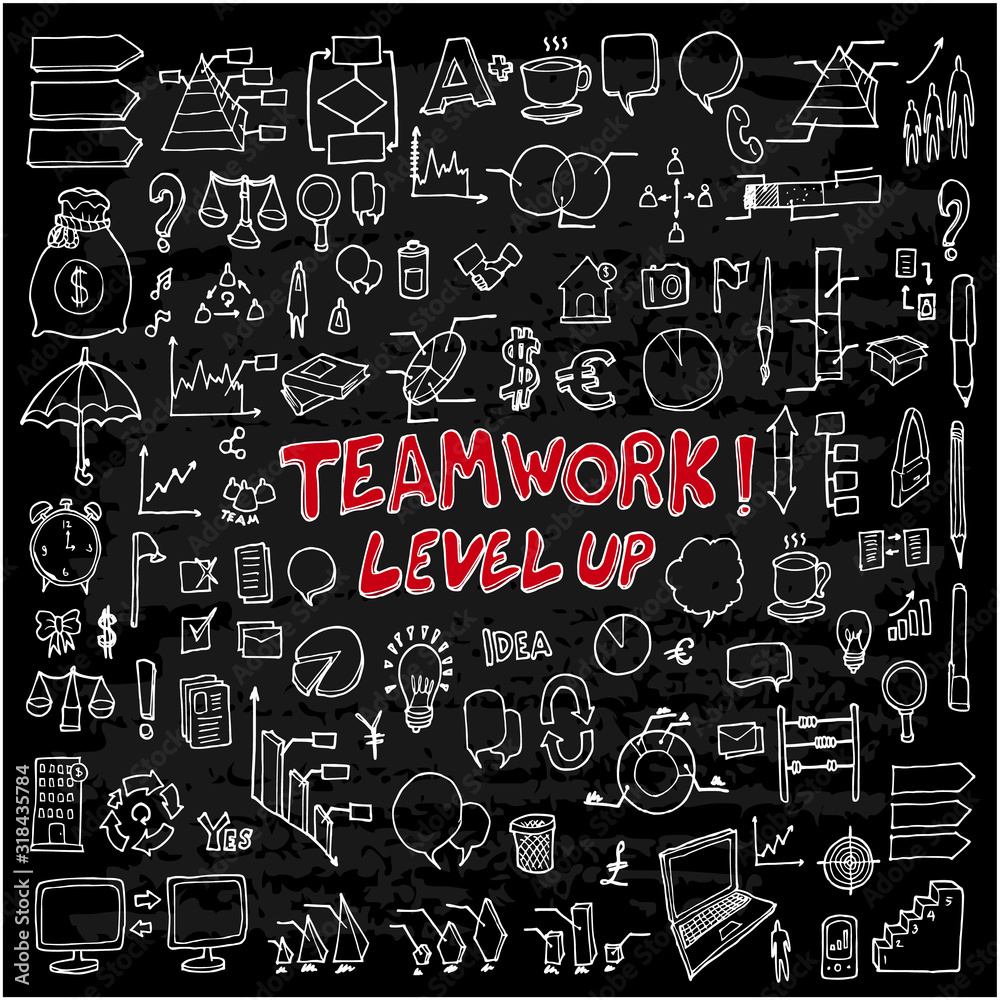 Set of Business Drawing illustration Hand drawn doodle Sketch line vector eps10 Set of Business Drawing illustration Hand drawn doodle Sketch line vector eps10