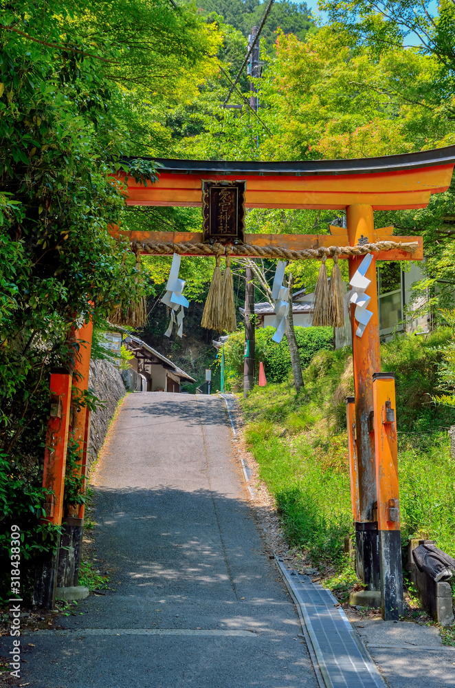 京都　愛宕神社　鳥居