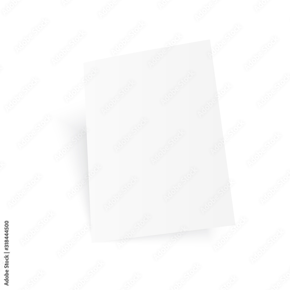 3D Flyer mock up for your design. Vector 3D Flyer mock up for your design. Vector