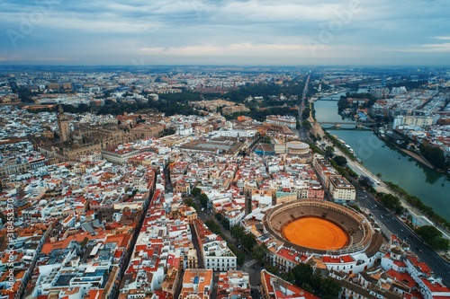Seville aerial view