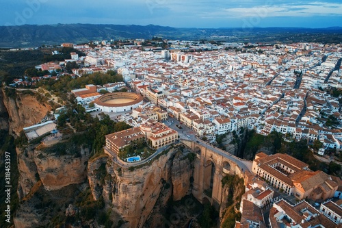 Ronda aerial view