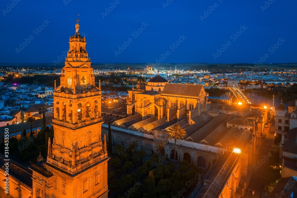 The Mosque–Cathedral of Córdoba aerial view