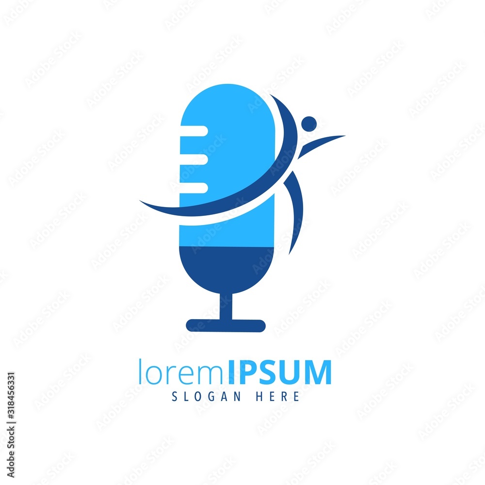 podcast logo consept health apps podcast logo consept health apps
