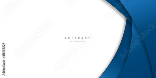 Modern futuristic blue white abstract backgound for presentation design, banner, and business card