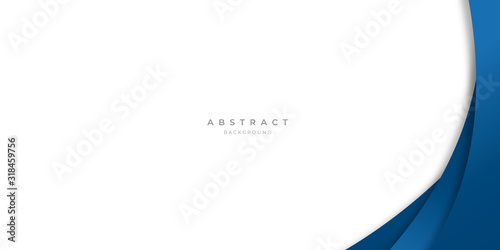 Modern futuristic blue white abstract backgound for presentation design, banner, and business card