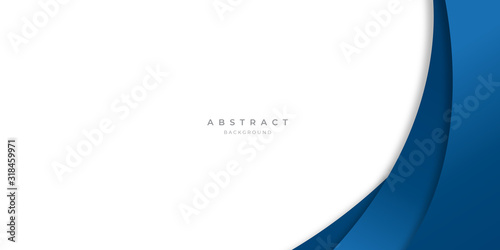 Modern futuristic blue white abstract backgound for presentation design, banner, and business card