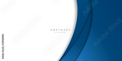 Modern futuristic blue white abstract backgound for presentation design, banner, and business card
