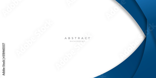 Modern futuristic blue white abstract backgound for presentation design, banner, and business card