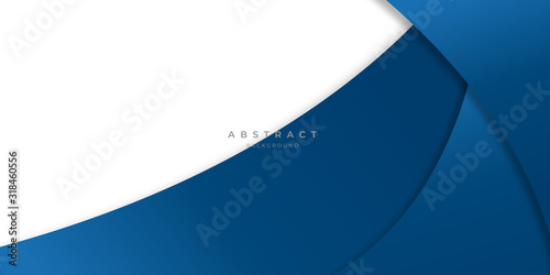 Modern futuristic blue white abstract backgound for presentation design, banner, and business card