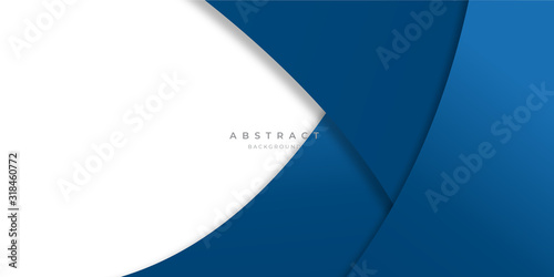 Modern futuristic blue white abstract backgound for presentation design, banner, and business card