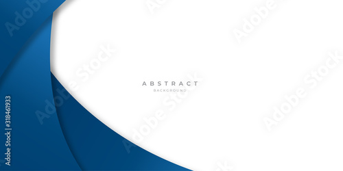 Modern blue abstract curve lines background for presentation design, banner, brocure, and business card