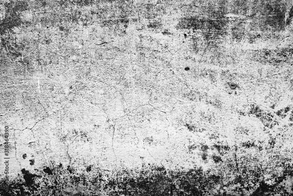 Obraz premium Texture of a concrete wall with cracks and scratches which can be used as a background