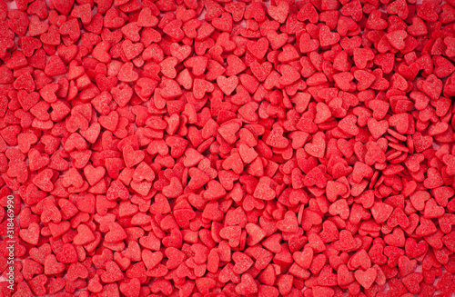 red hearts background