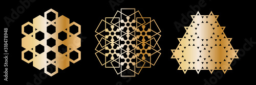 Abstract geometric ornament...