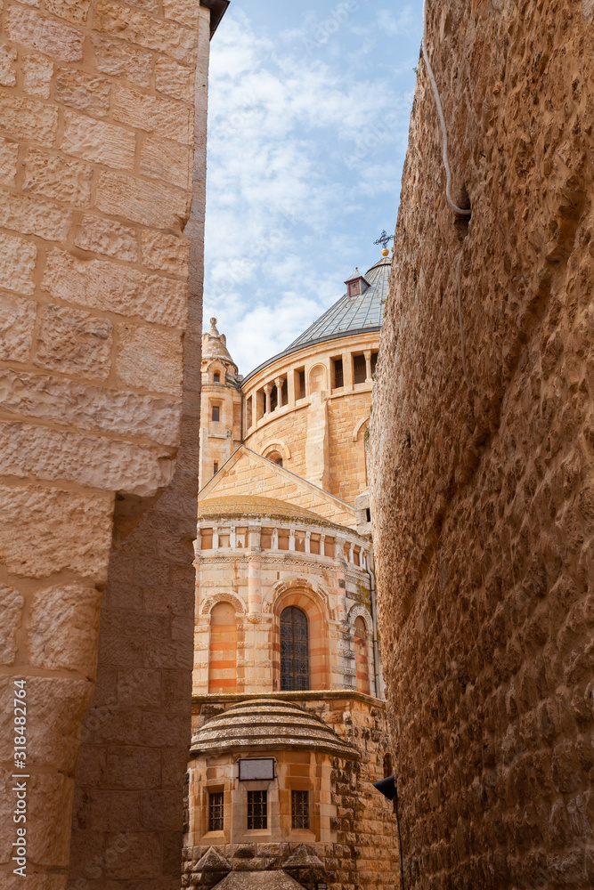 Fototapeta premium Franciscan monastery, Jerusalem, Israel