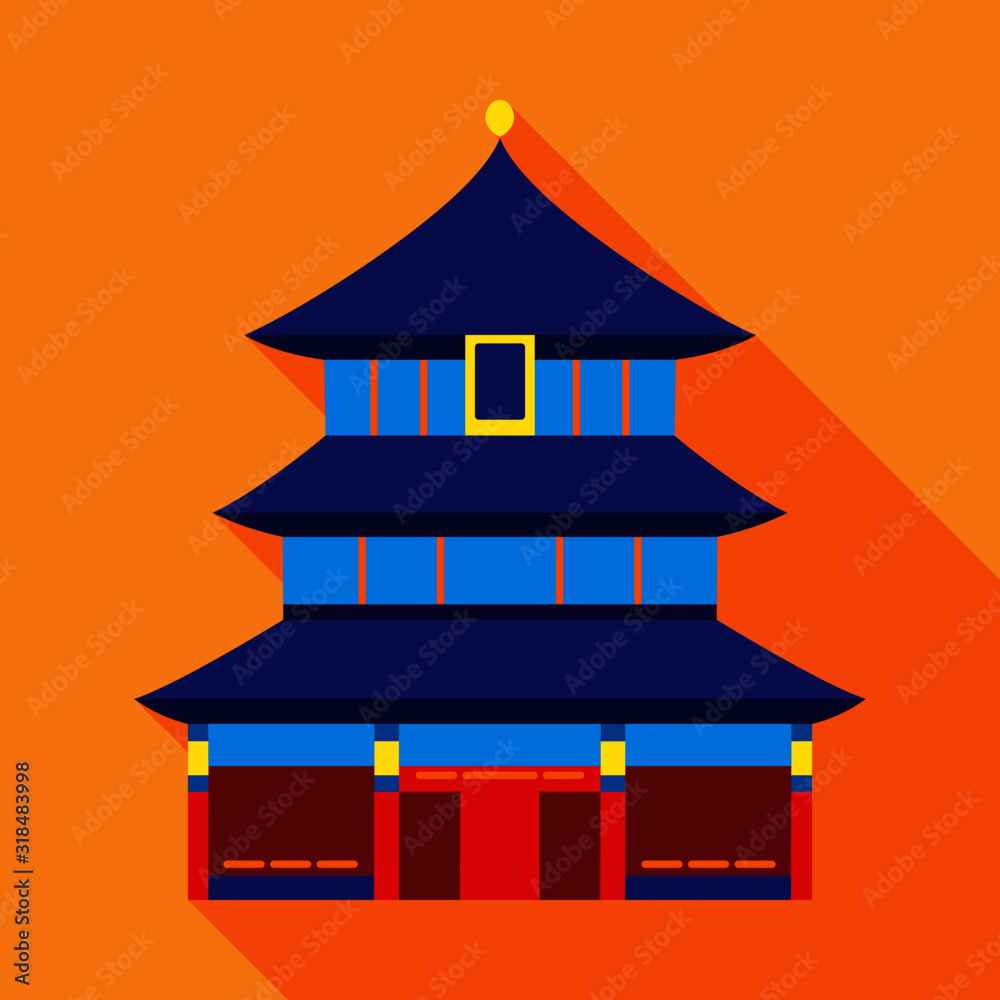 Travel - web line icon. Architecture of China for apps and web. Travel - web line icon. Architecture of China for apps and web.
