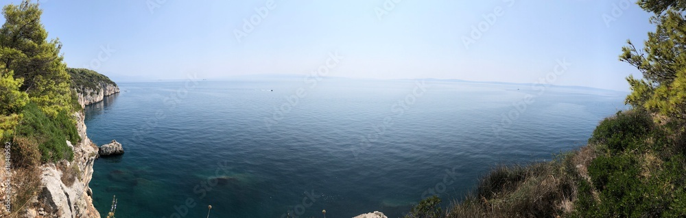 Beautiful, panoramic nature view on the sea near Split, Croatia Beautiful, panoramic nature view on the sea near Split, Croatia