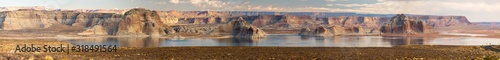 Panorama of Wahweap Bay Near Page Arizona