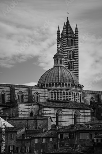 Foto scattata al Duomo di Siena dalla Basilica di San Domenico.