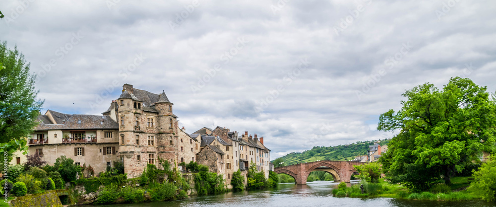 Espalion, Aveyron, Occitane, France.