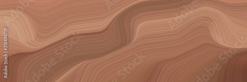 decorative header with pastel brown, tan and rosy brown colors. dynamic curved lines with fluid flowing waves and curves