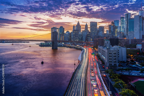 Photography manhattan from manhattan bridge