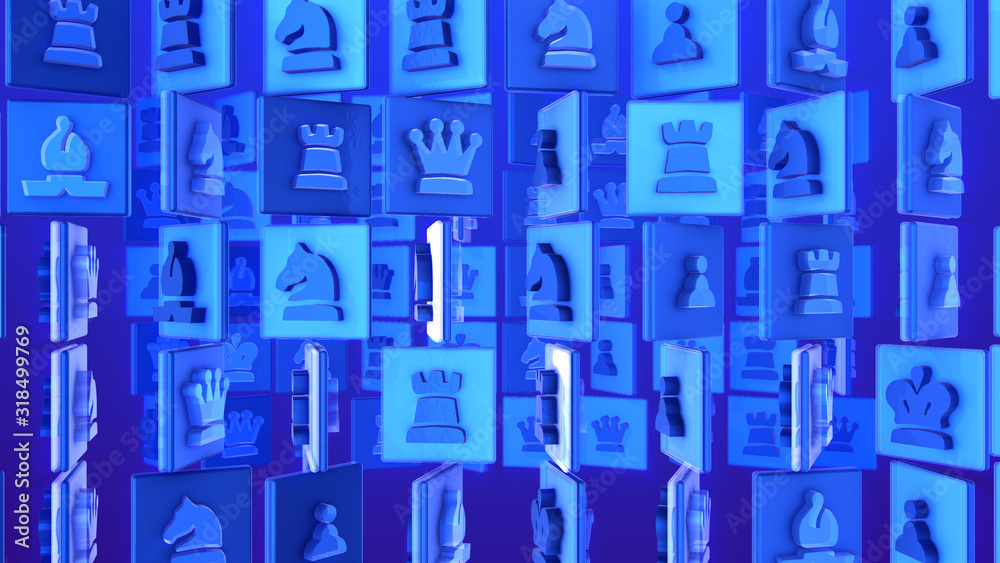 Light blue chess multiscreen rotation signs Light blue chess multiscreen rotation signs