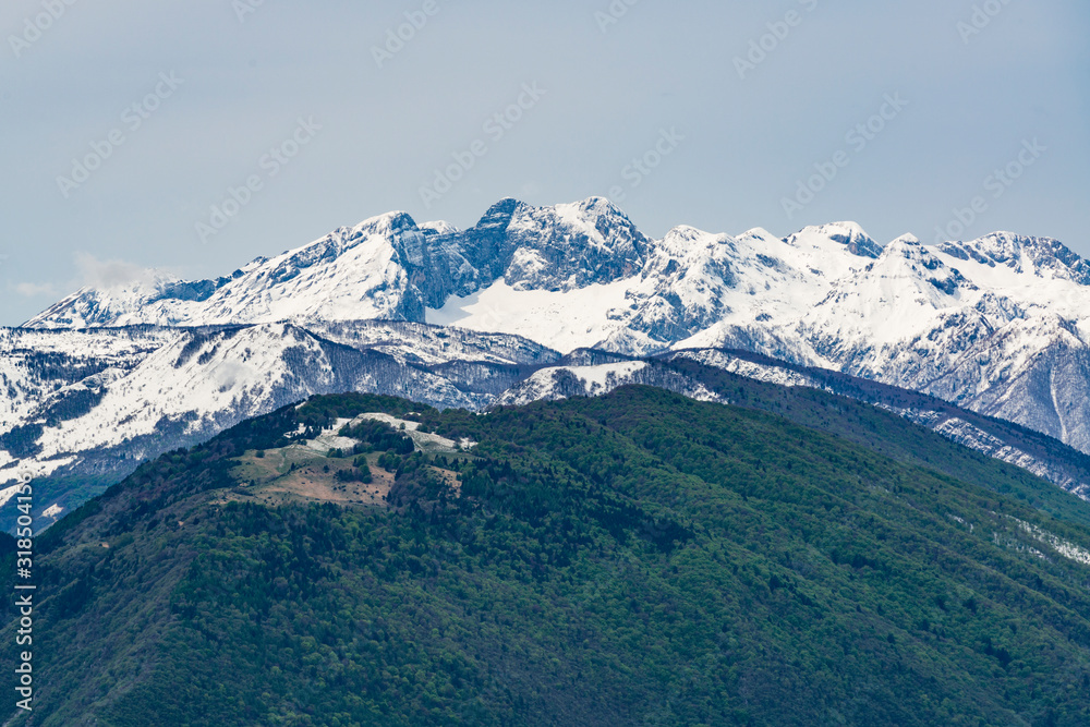 Mountains in Pordenone, Italy.