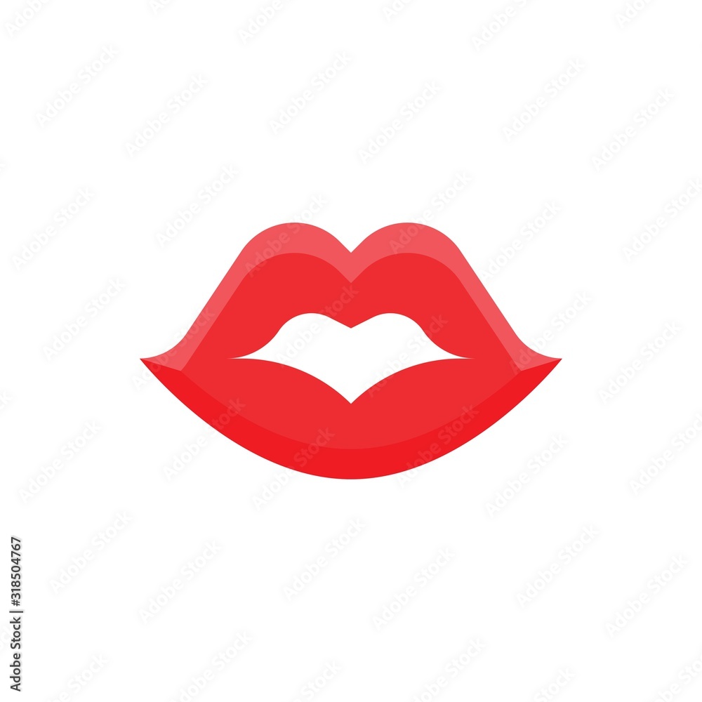 valentine day related love and romance kiss vector in flat design valentine day related love and romance kiss vector in flat design