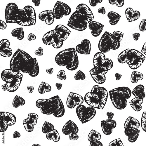 Cute pattern with hearts