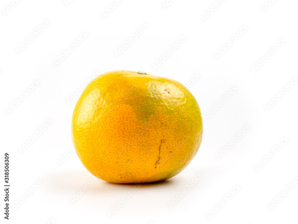 Orange fruit background , Citrus reticulata Blanco on white backgrond Orange fruit background , Citrus reticulata Blanco on white backgrond