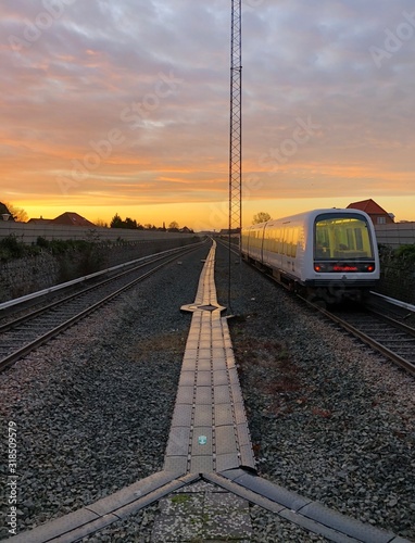 Photography Copenhagen Metro system morning view