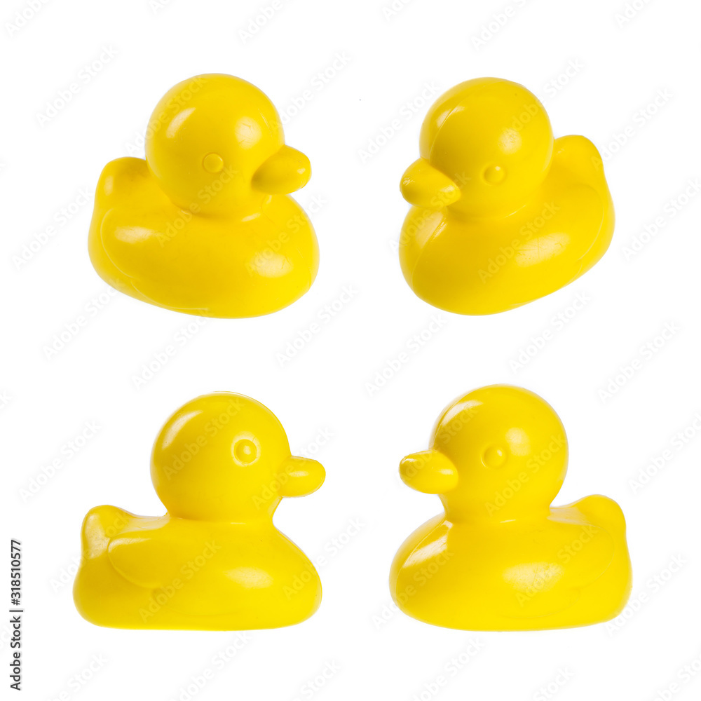 various angle of yellow duck various angle of yellow duck