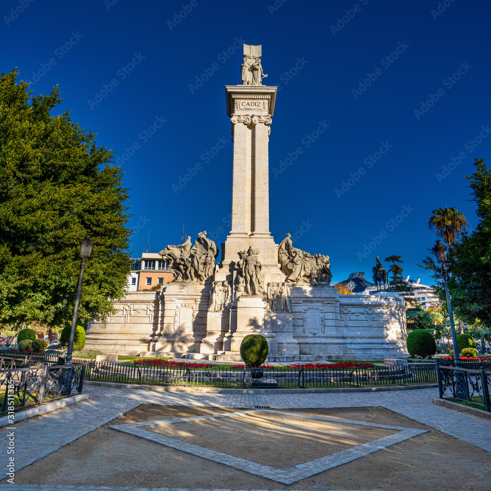 Monumento a la Constitucion de 1812, Cadiz, Andalucia, Spain