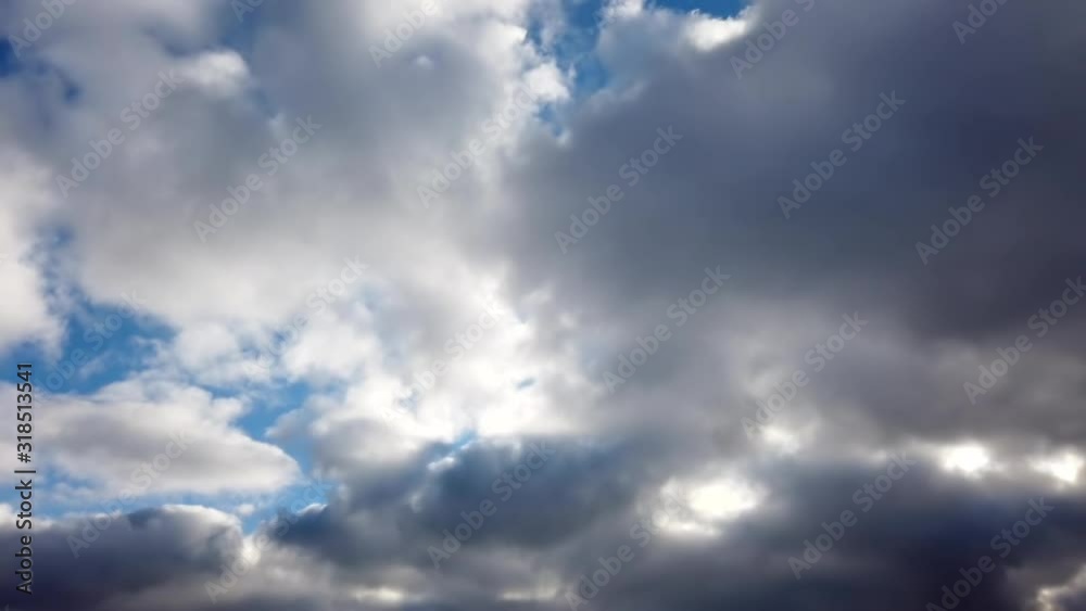 Clouds in the sky. Shooting of Time lapse. Clouds in the sky. Shooting of Time lapse.