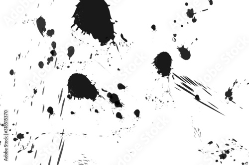 Kalligraphie mit Pinsel und schwarzer Tusche