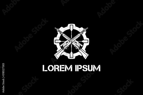shooting club or military club logo