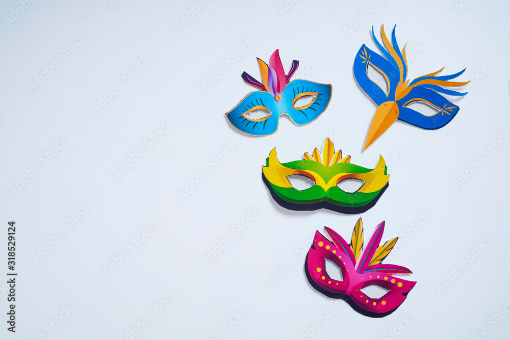Obraz premium Concept of carnival festival, Carnival mask 