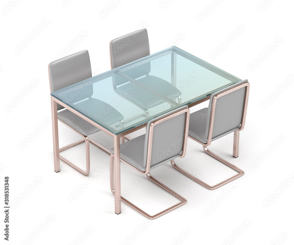 Modern dining table and chairs Modern dining table and chairs