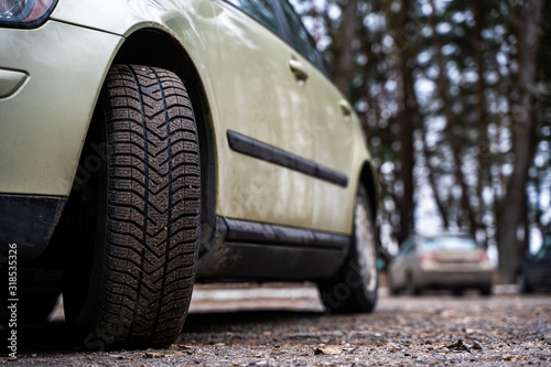 Close up picture of a parked car, stock photo © Dzianis Rakhuba