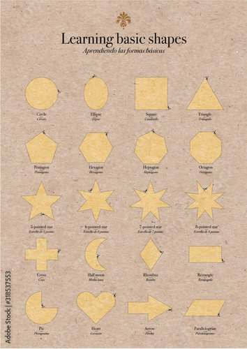 Basic shapes cut out