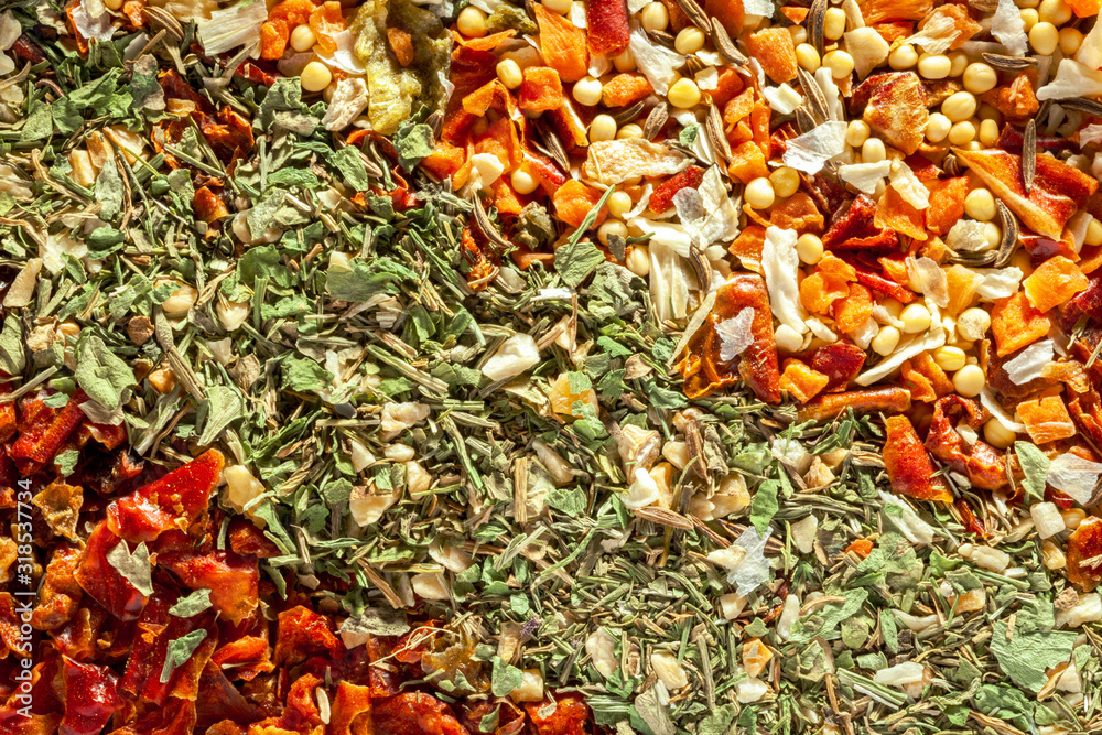 spices for cooking on a wooden table spices for cooking on a wooden table