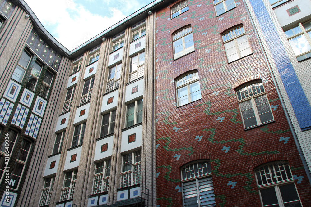 flat buildings (Hackesche Höfe) in berlin (germany)