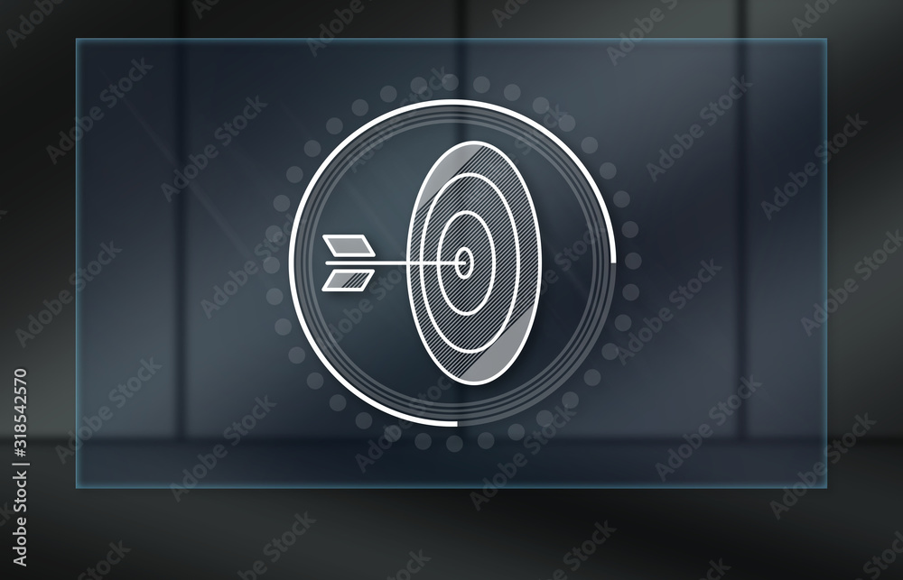 Fototapeta premium Concept of goal