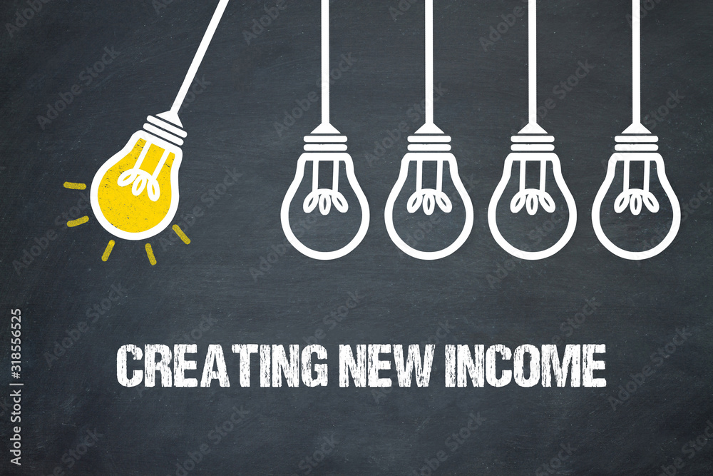Fototapeta premium Creating New Income 