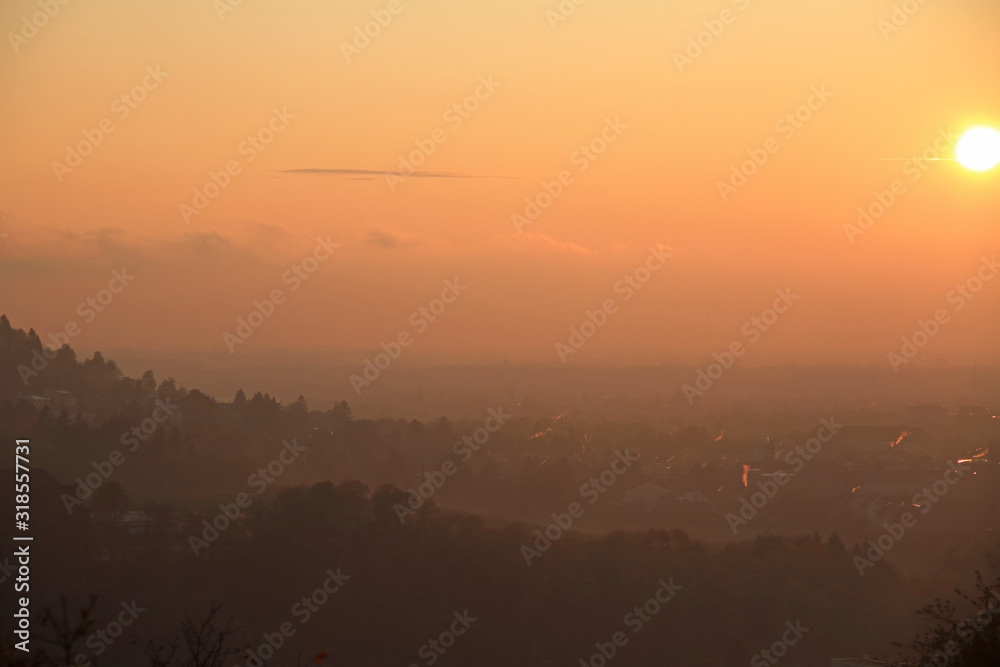 Naklejka premium Abendstimmung