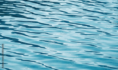 blue and bright ripple water background