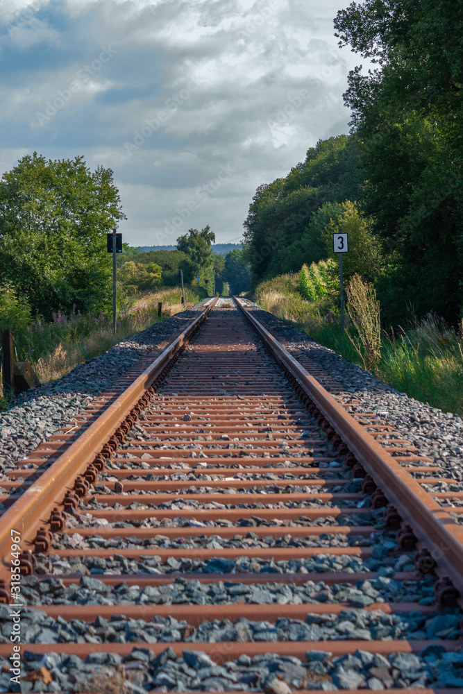 Fototapeta premium Rostige Schienen